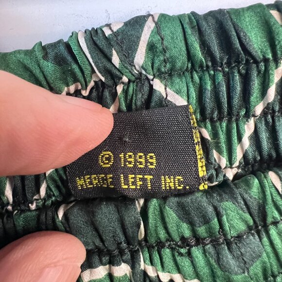 Merge Left Vintage 100% Silk Shorts Collegiate -  Michigan State University - Picture 4 of 5